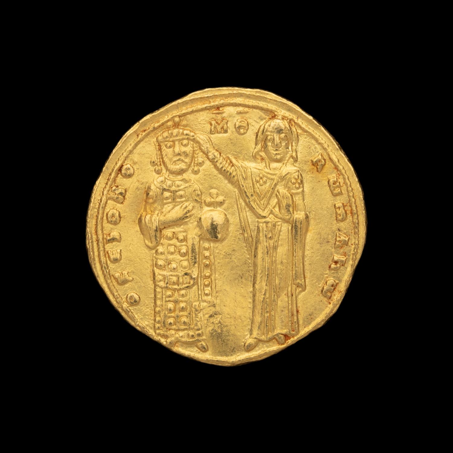 [ANCIENTS] BYZANTINE EMPIRE. Romanus III Argyros (1028-1064 AD). Av Histamenon (4.5g, 22mm)