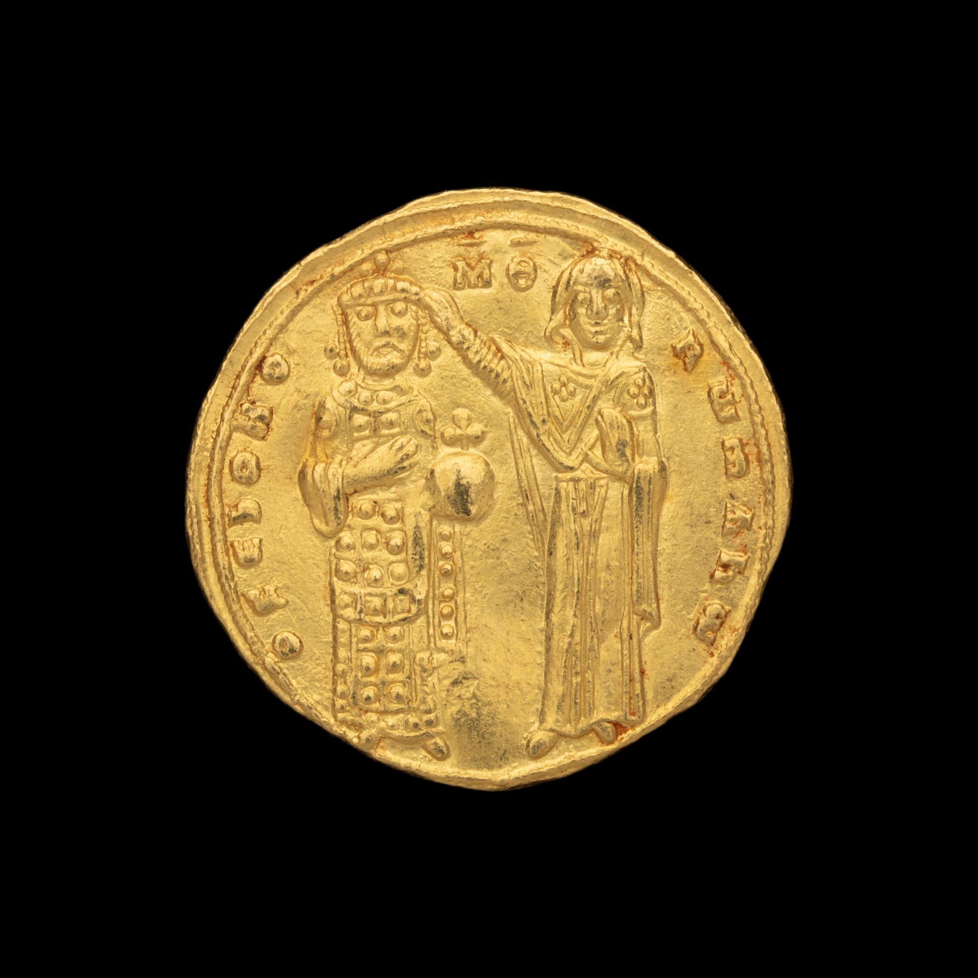 [ANCIENTS] BYZANTINE EMPIRE. Romanus III Argyros (1028-1064 AD). Av Histamenon (4.5g, 22mm)