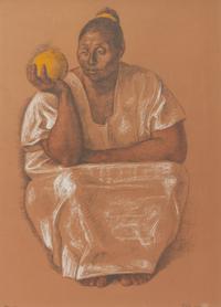Mujer con Naranja