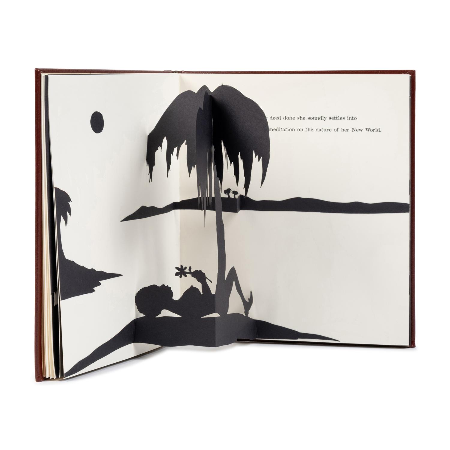 [Artist Book]. Walker, Kara Elizabeth (b.1969). Freedom: A Fable. A Curious Interpretation of the Wit of a Negress in Troubled Times... Pasadena: Typecraft, Inc. for the Peter Norton Family, 1997.