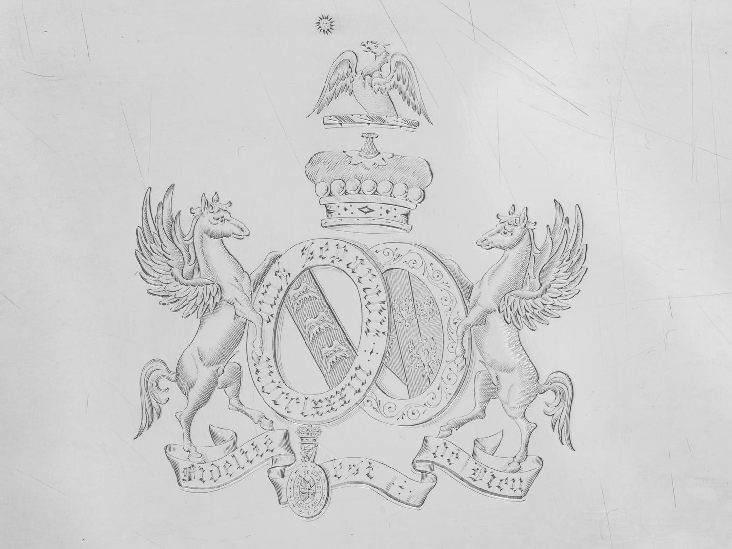A George III Silver Serving Tray
