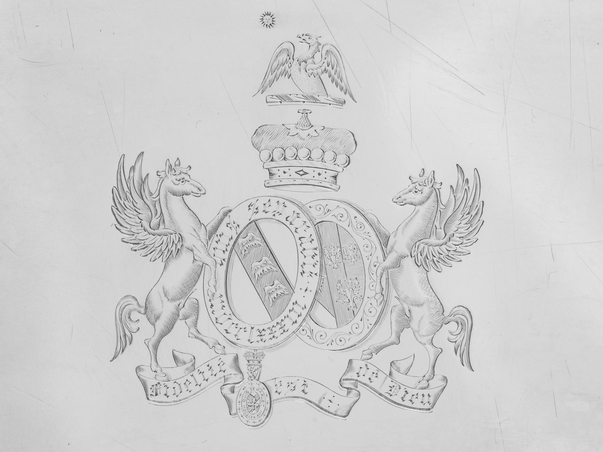 A George III Silver Serving Tray