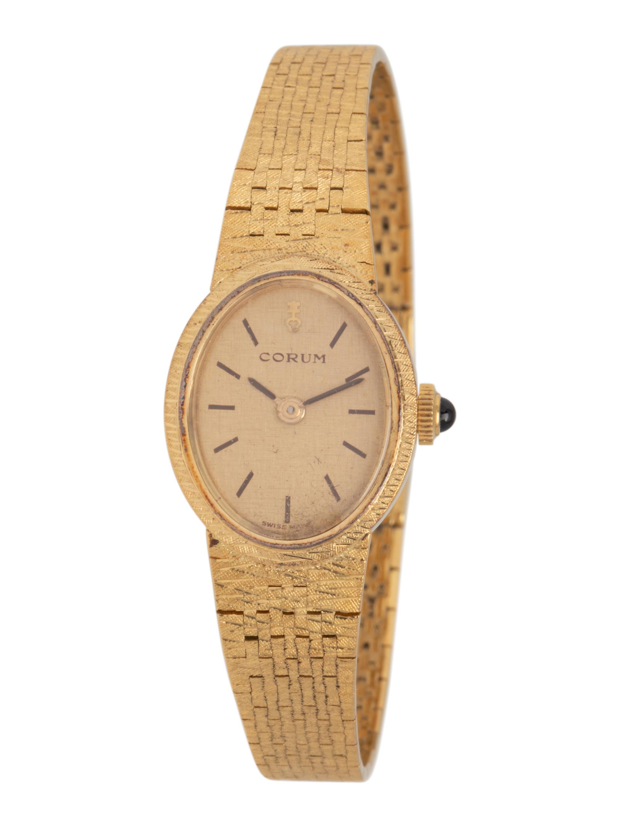 CORUM, 18K YELLOW GOLD WRISTWATCH