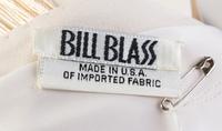 A Bill Blass Cream Single Shoulder Dress, Size 12.