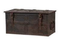A German Wrought Iron Strong Box