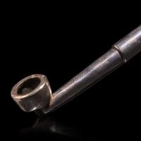 A Tibetan Silver Pipe, 19th/Early 20th century — 晚清-民國 藏式銀烟管