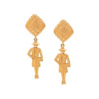Chanel "Madame Coco" Earrings, 1990-91