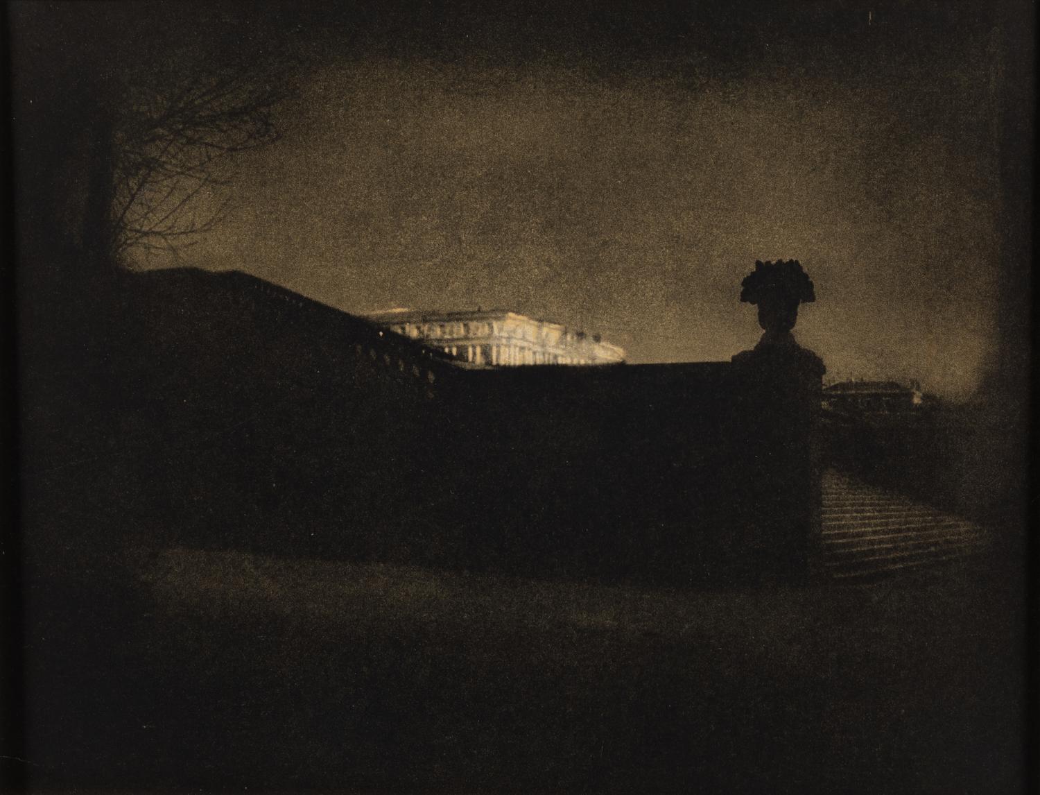 Nocturne–Orangerie Staircase, Versailles (from Camera Work ), 1908