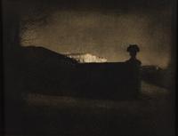 Nocturne–Orangerie Staircase, Versailles (from Camera Work ), 1908