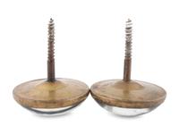 A Pair of Centennial Eagle Curtain Tie Backs