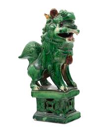 Nine Chinese Porcelain Figures of Fu Lions