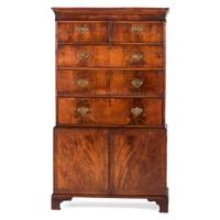 An English Mahogany Secretary Desk