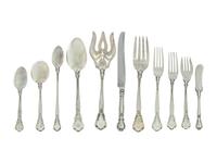 An American Silver Flatware Service