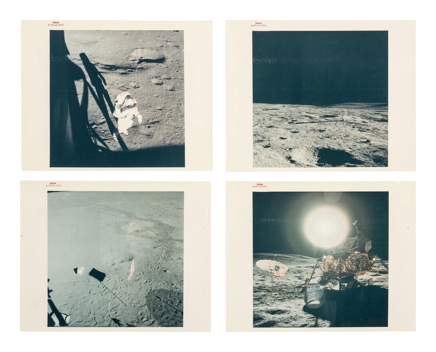 [SPACE & EXPLORATION]. A collection of NASA photographs, including "Red Number" examples, with related publications.
