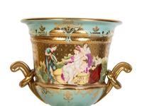 A Pair of Vienna Porcelain Urns with Classical Scenes