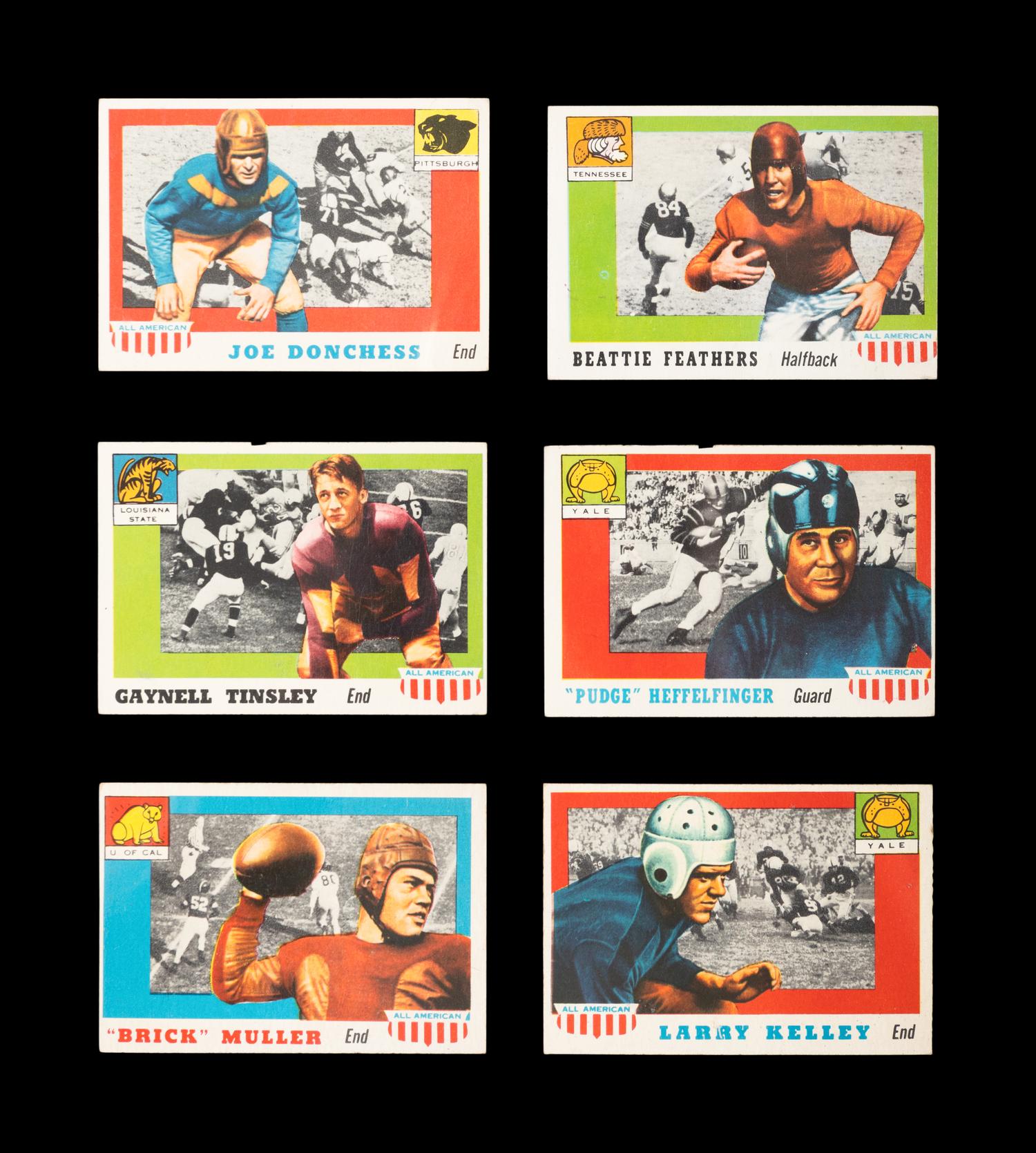A Complete Set of 1955 Topps All American Football Cards (100/100)