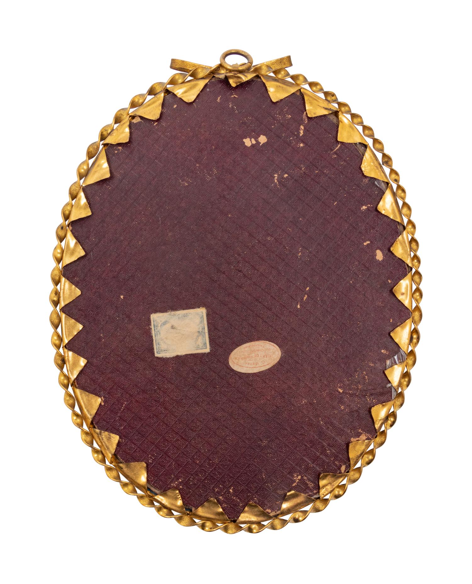 A Continental Painted Porcelain Plaque