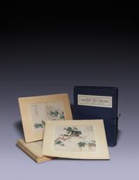[WOODBLOCK PRINTS] A Complete Set of Mustard Seed Garden. Art Series Prints. 19th/20th Century.