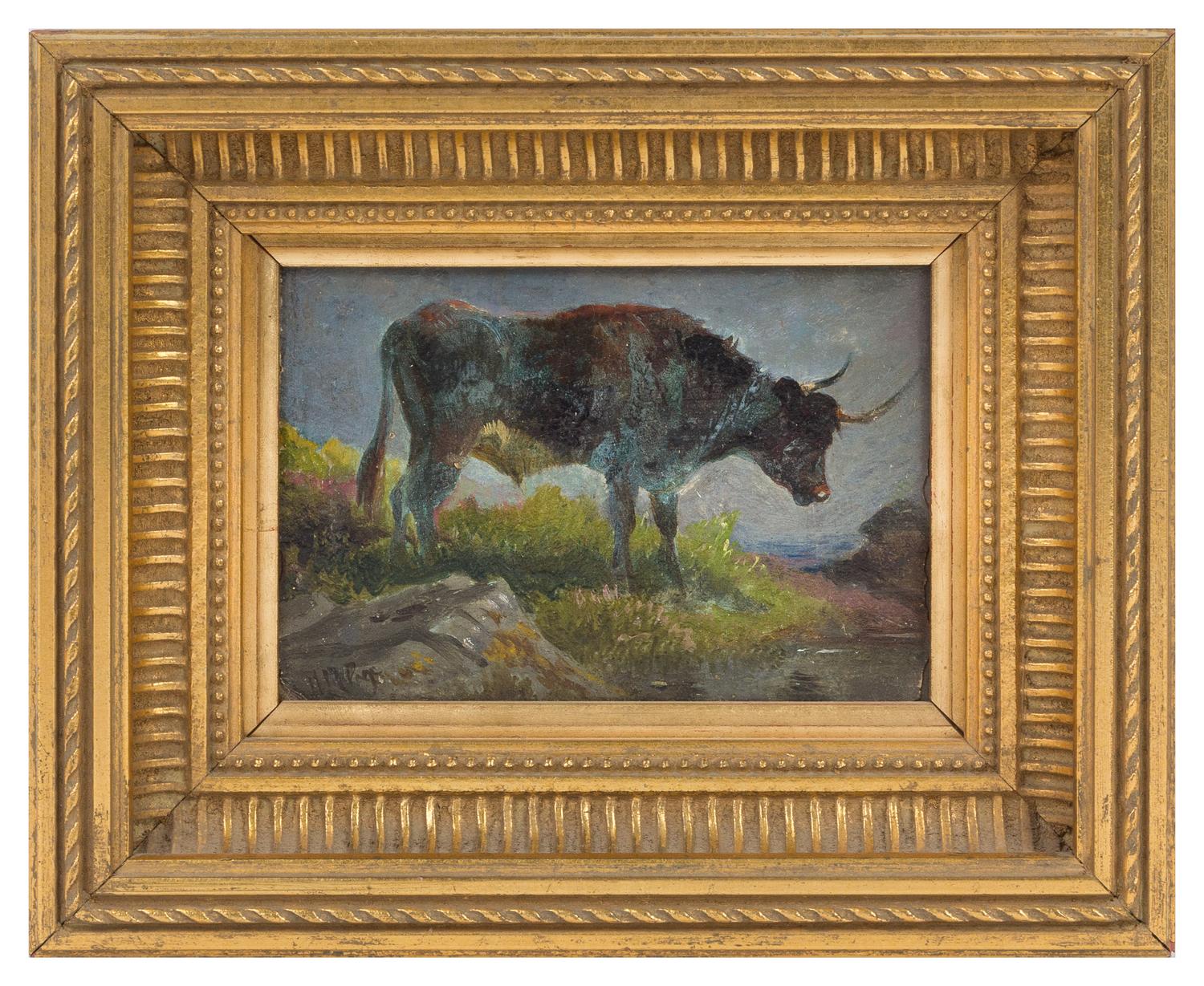 Henry Maurice Page, (British, 19th Century), Cows in a Landscape (two works)