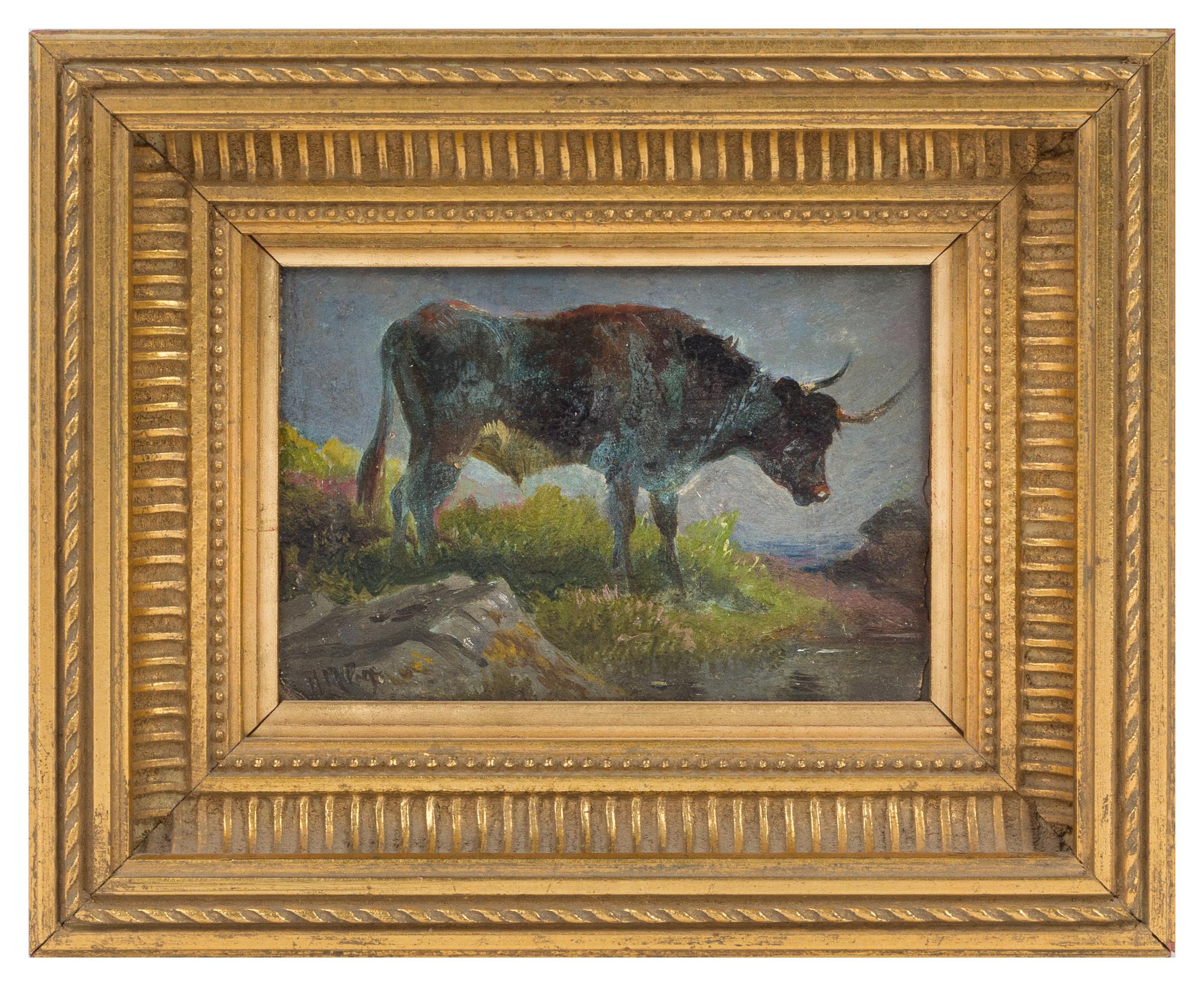 Henry Maurice Page, (British, 19th Century), Cows in a Landscape (two works)
