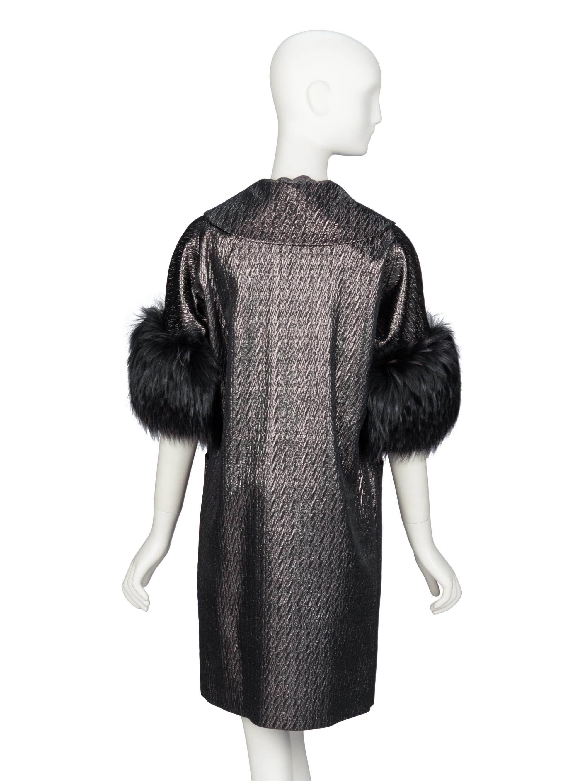 Etro, Fur-Trimmed Evening Coat