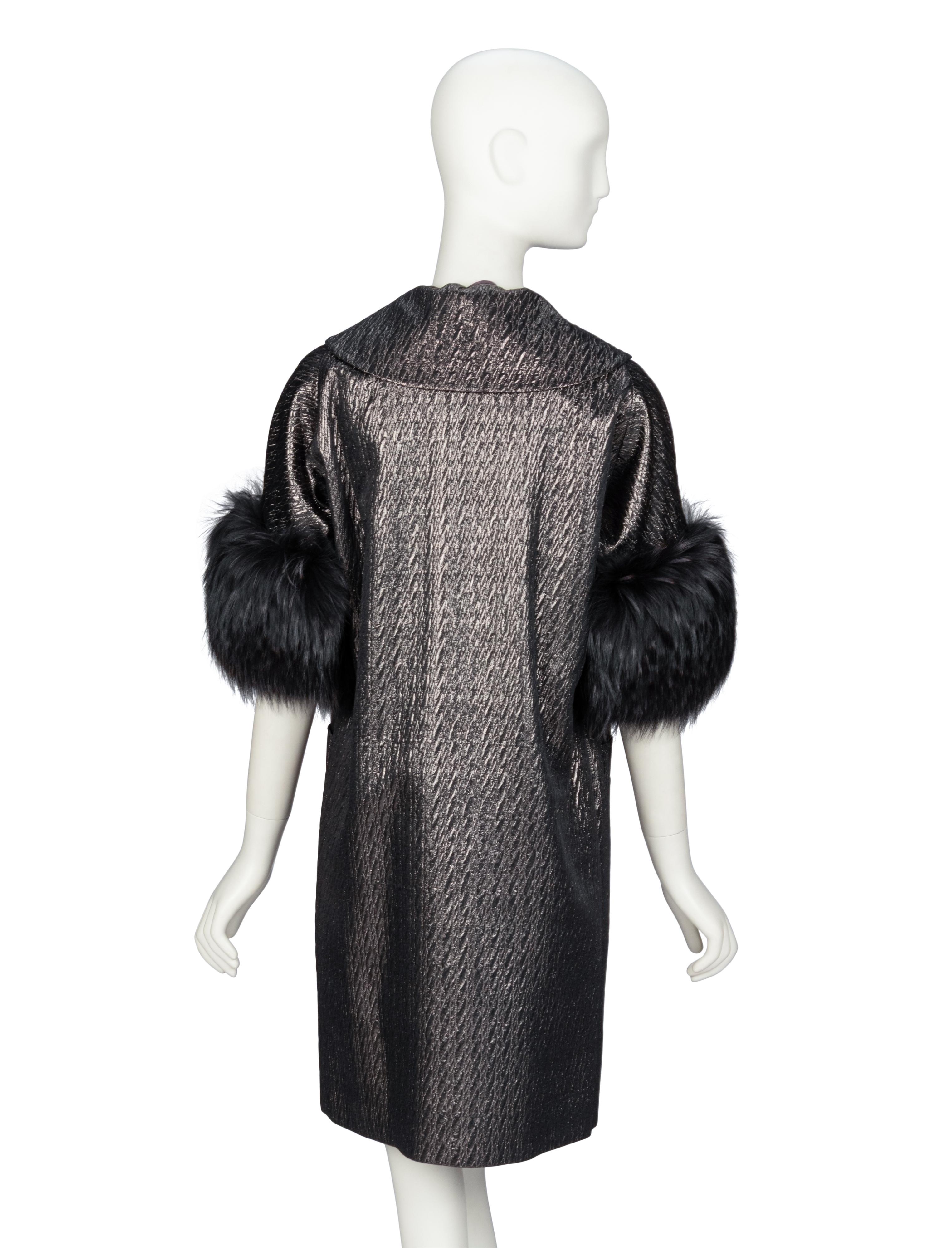 Etro, Fur-Trimmed Evening Coat