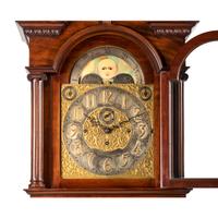 A Theodore B. Starr Mahogany Nine-Tube Tall-Case Case Clock