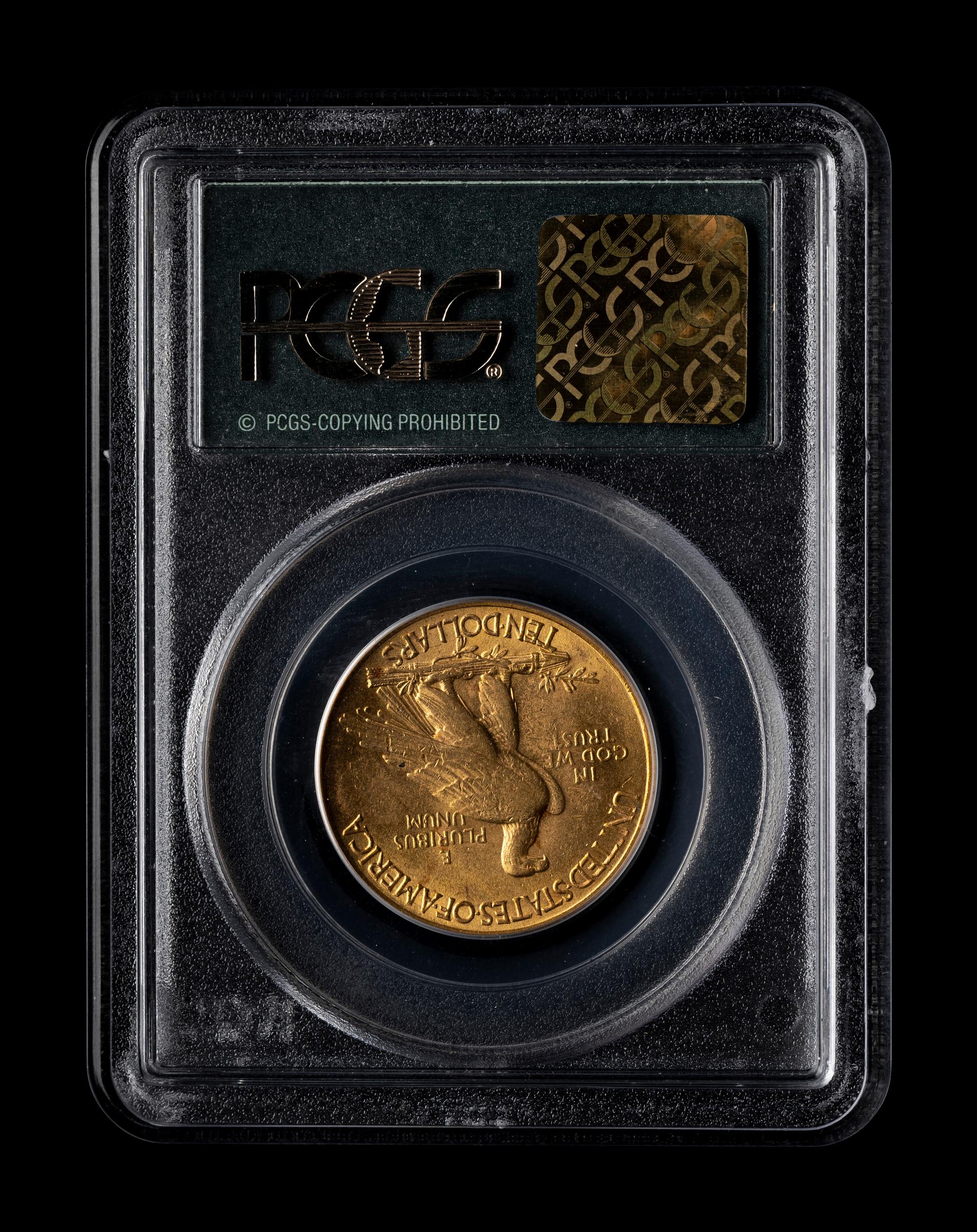 A 1914 Indian Head $10 Gold Coin (PCGS MS61)
