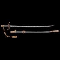 College Hill Arsenal Etched Blade Staff & Field Officers Sword