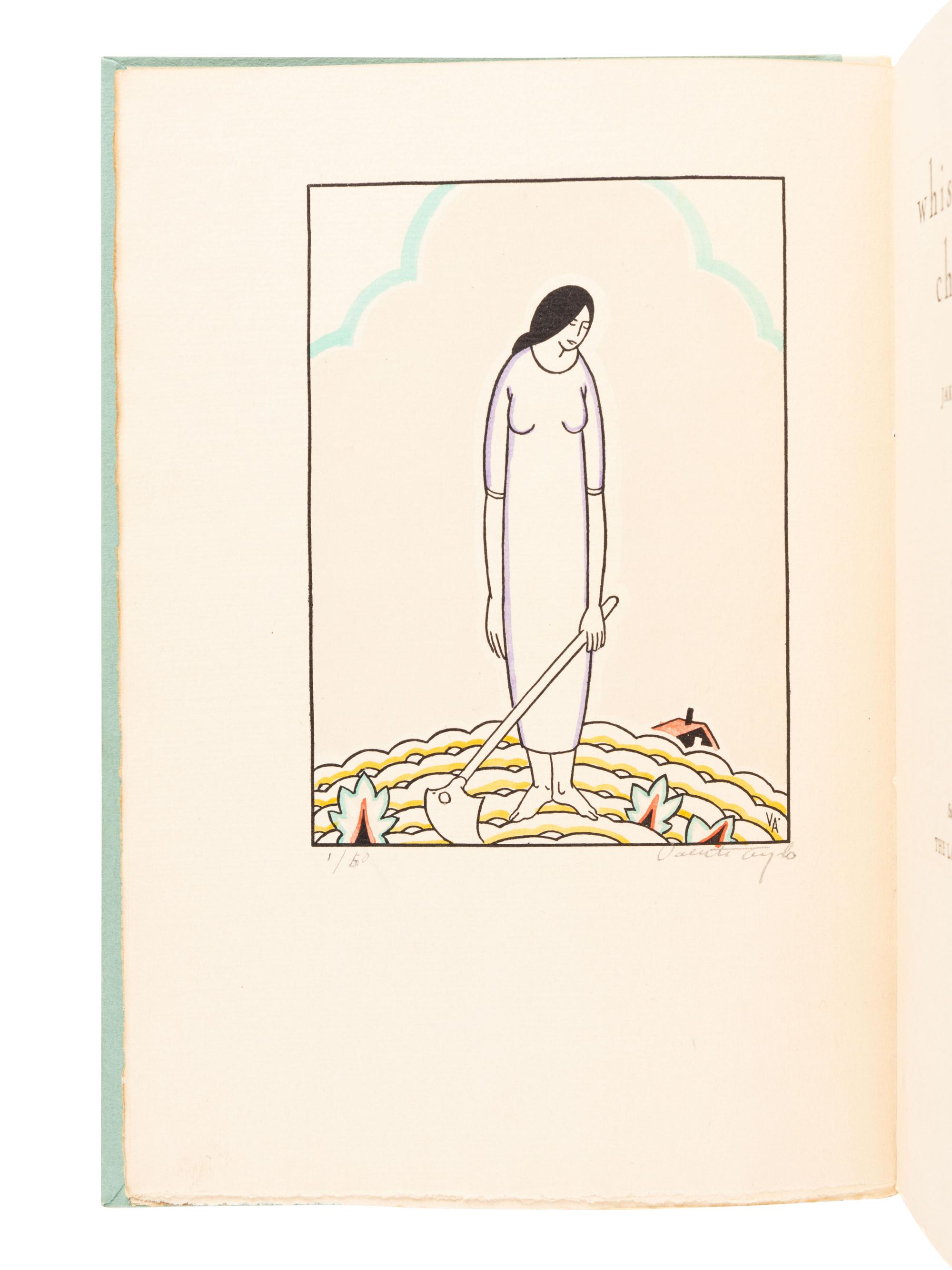 [GRABHORN PRESS]. ZEITLIN, Jake (1902-1987). For Whispers and Chants . San Francisco: The Lantern press at the Grabhorn Press, 1927.