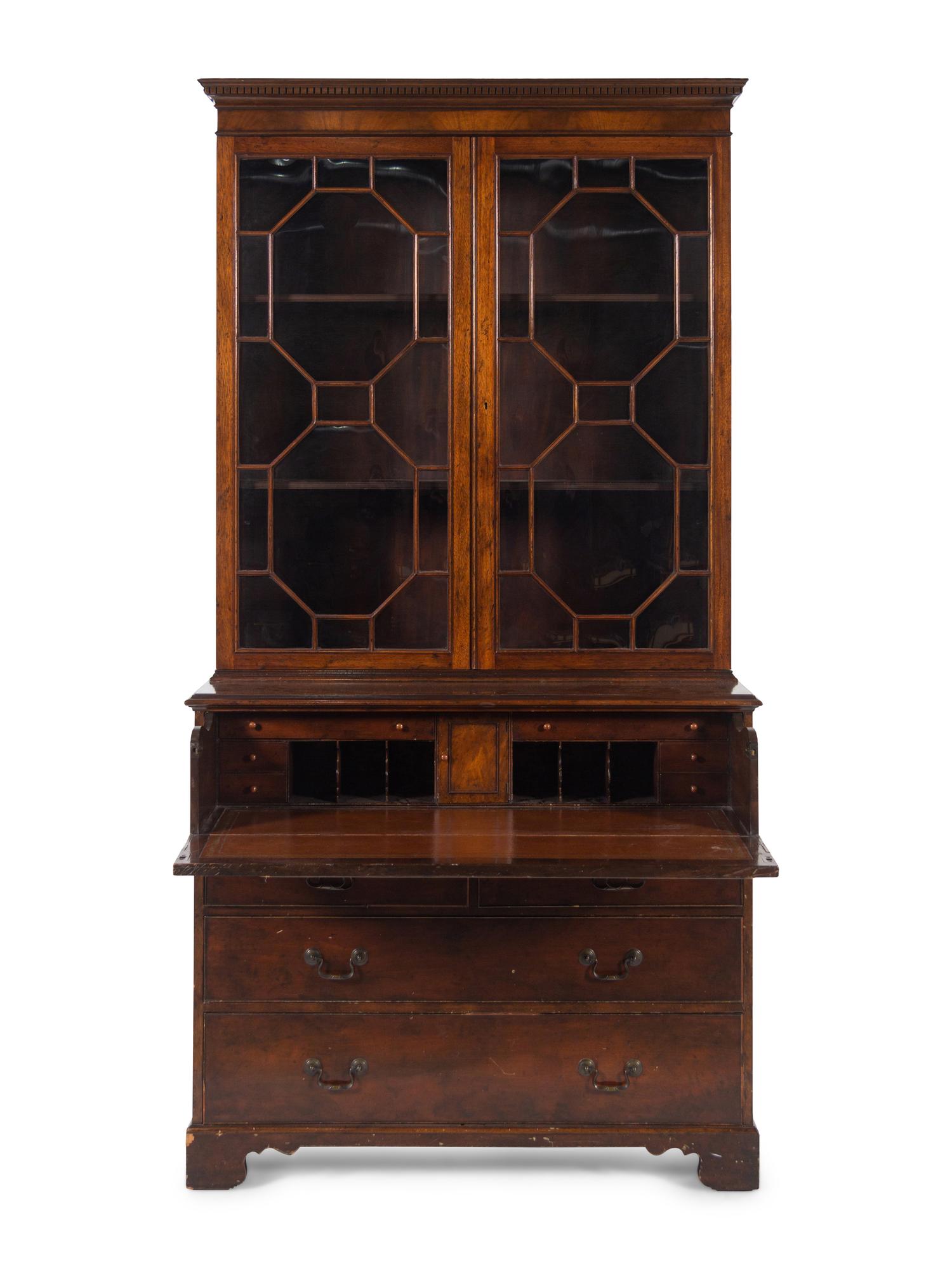 A George III Style Mahogany Bookcase