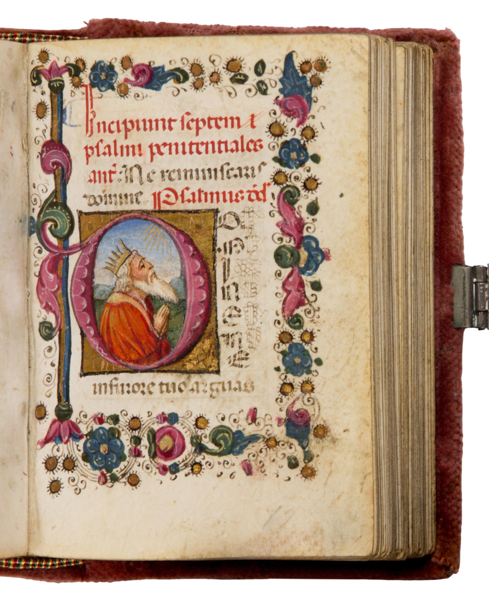 MASTER OF THE PICO PLINY, WORKSHOP (Venice and Ferrara, active c. 1460-1505) Book of Hours, in Latin, illuminated manuscript on parchment [Italy, Venice, c. 1485–1490]