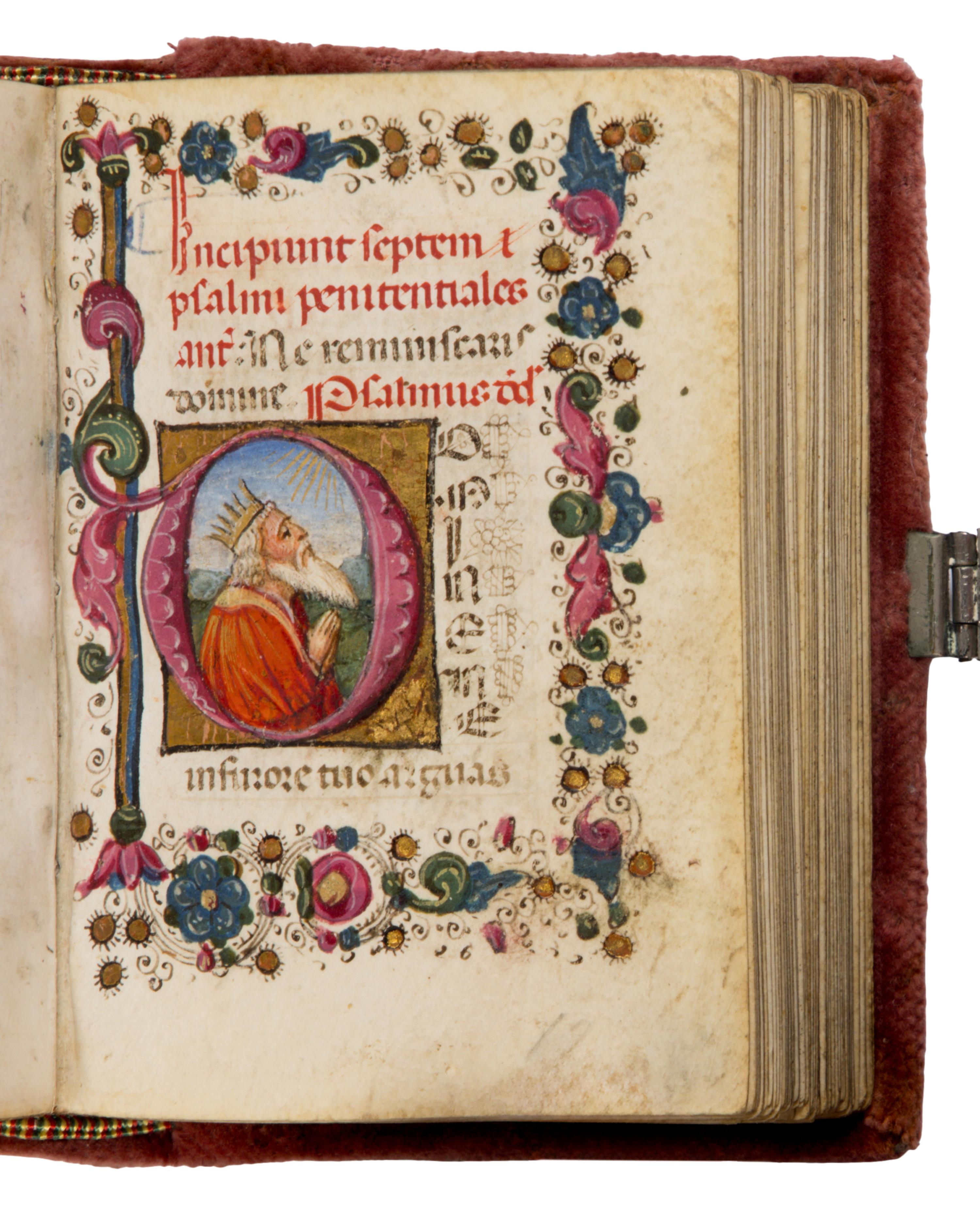 MASTER OF THE PICO PLINY, WORKSHOP (Venice and Ferrara, active c. 1460-1505) Book of Hours, in Latin, illuminated manuscript on parchment [Italy, Venice, c. 1485–1490]