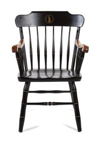 A University of Virginia Stenciled and Ebonized Armchair