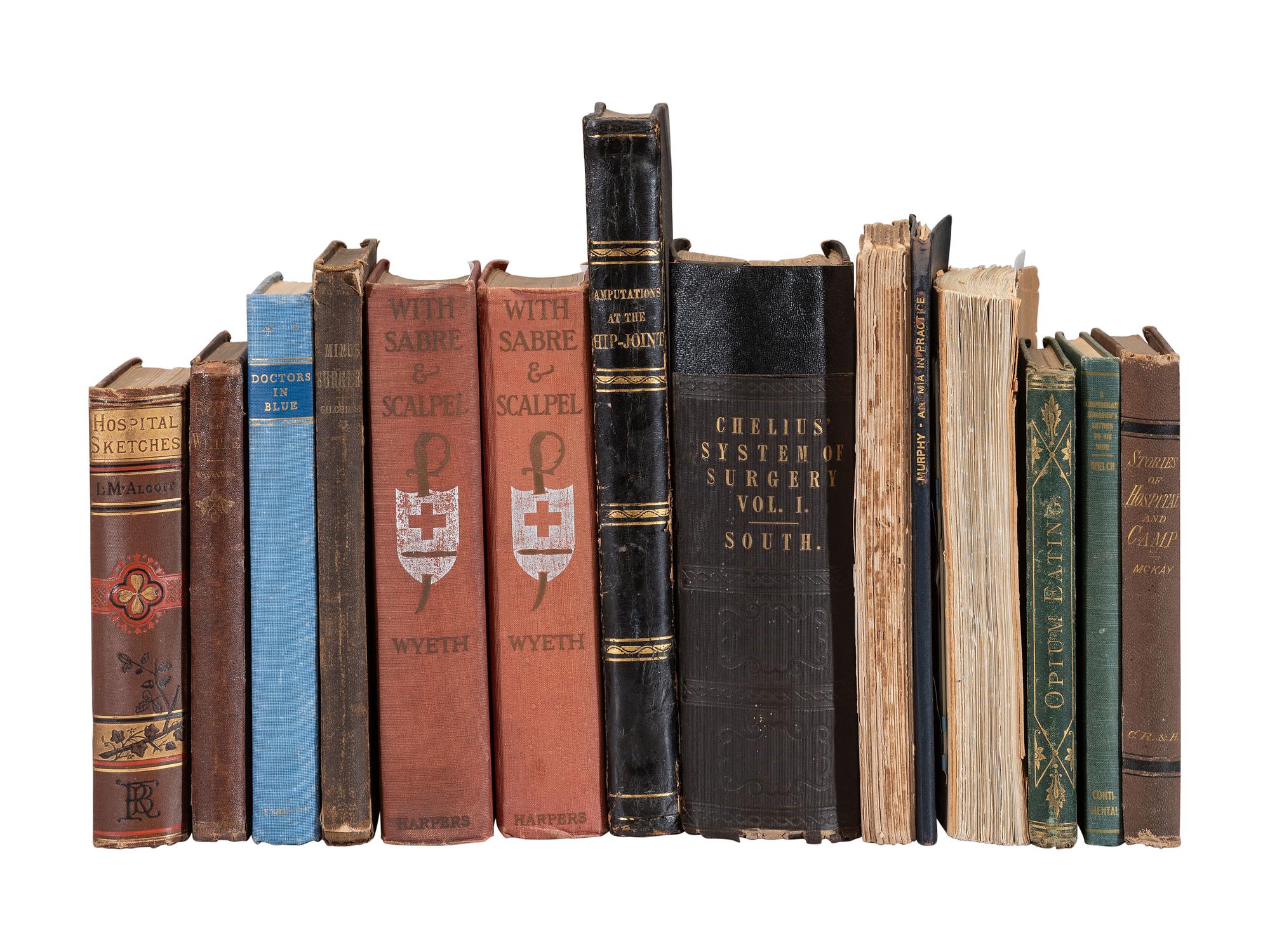 [CIVIL WAR]. Civil War medicine. Approx. 22 volumes.