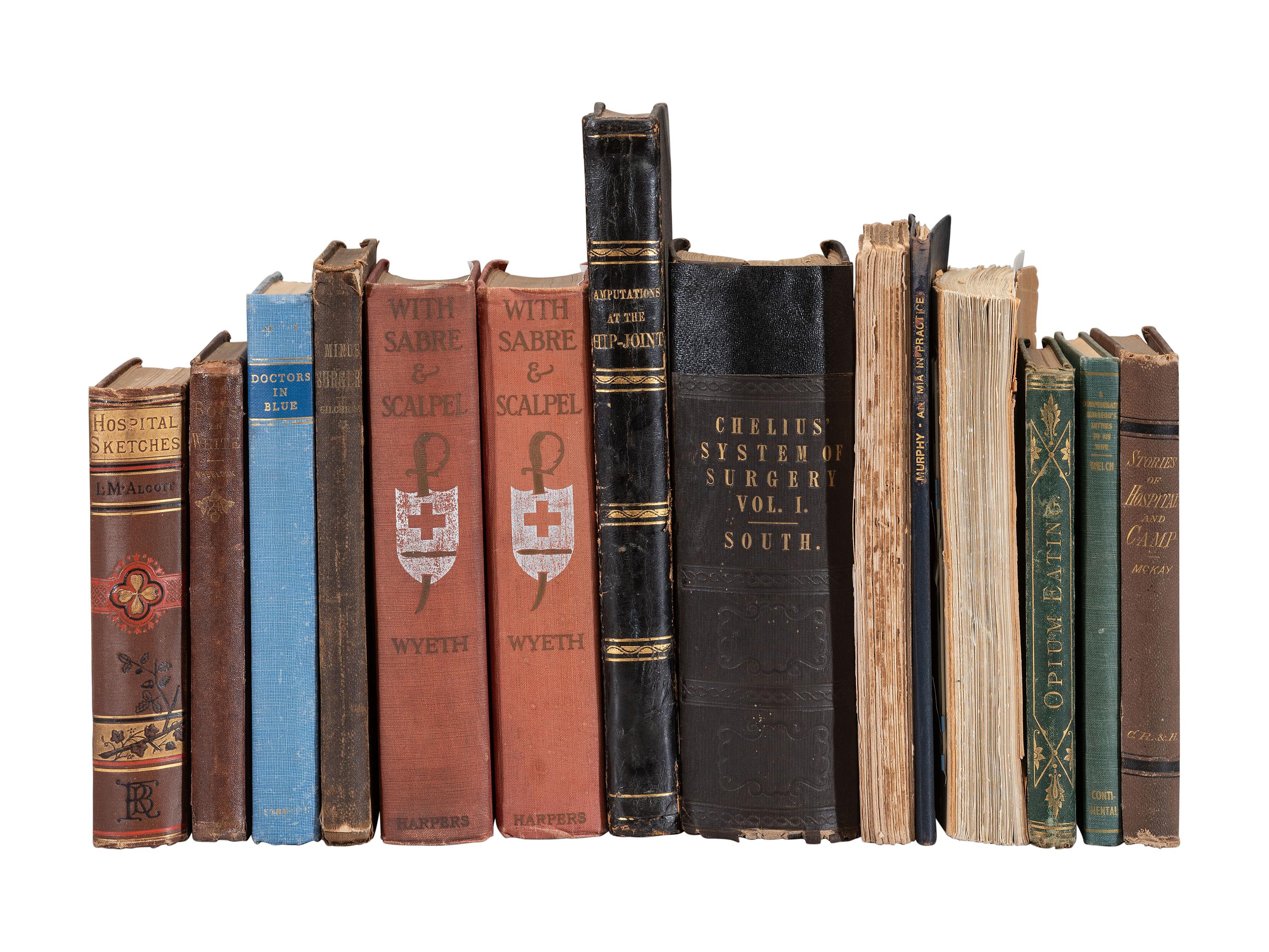 [CIVIL WAR]. Civil War medicine. Approx. 22 volumes.