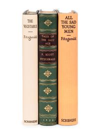 FITZGERALD, Francis Scott (1896-1940). A group of 3 FIRST EDITIONS, comprising: