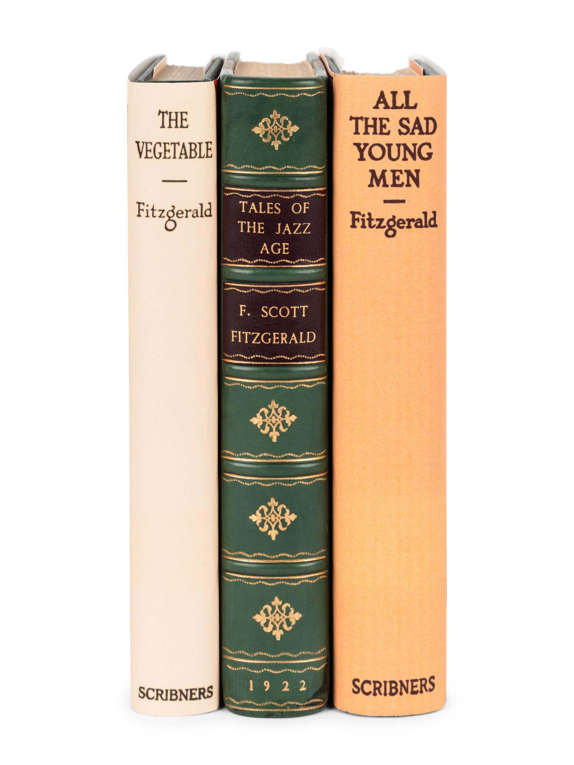 FITZGERALD, Francis Scott (1896-1940). A group of 3 FIRST EDITIONS, comprising: