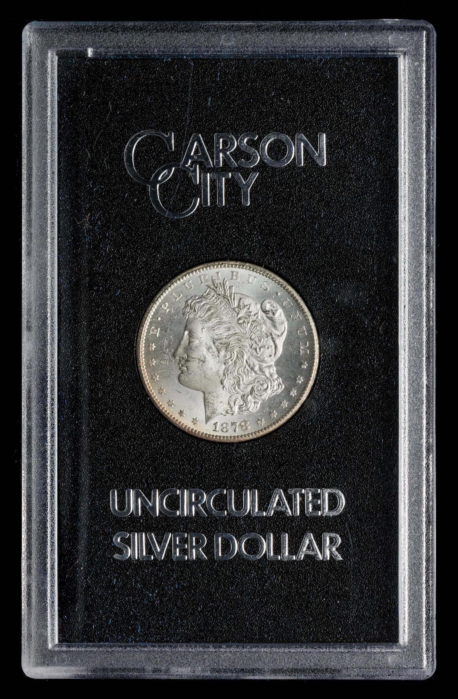 A United States 1878-CC GSA: Morgan Silver Dollar Coin