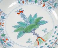 A Pair of Chinese Doucai Porcelain 'Pomegranate' Dishes