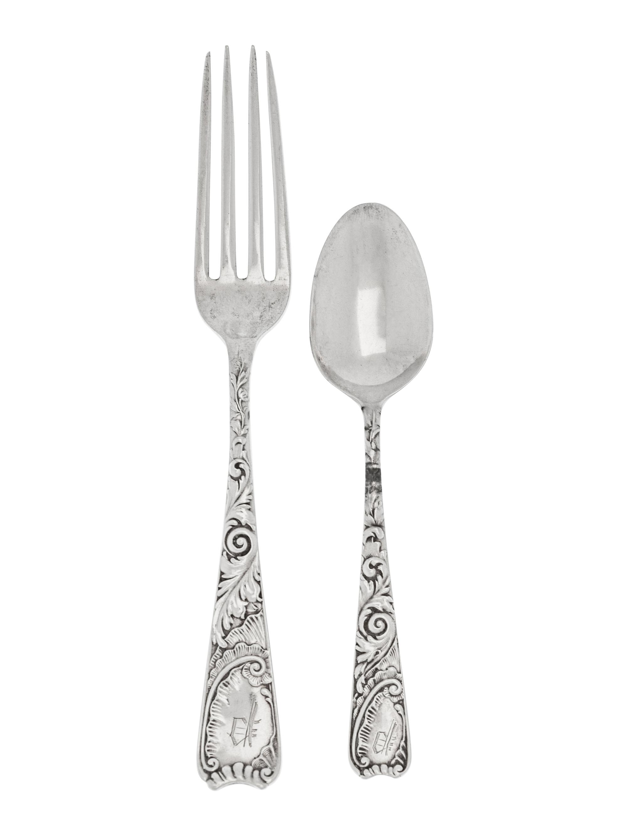 An American Silver Flatware Service