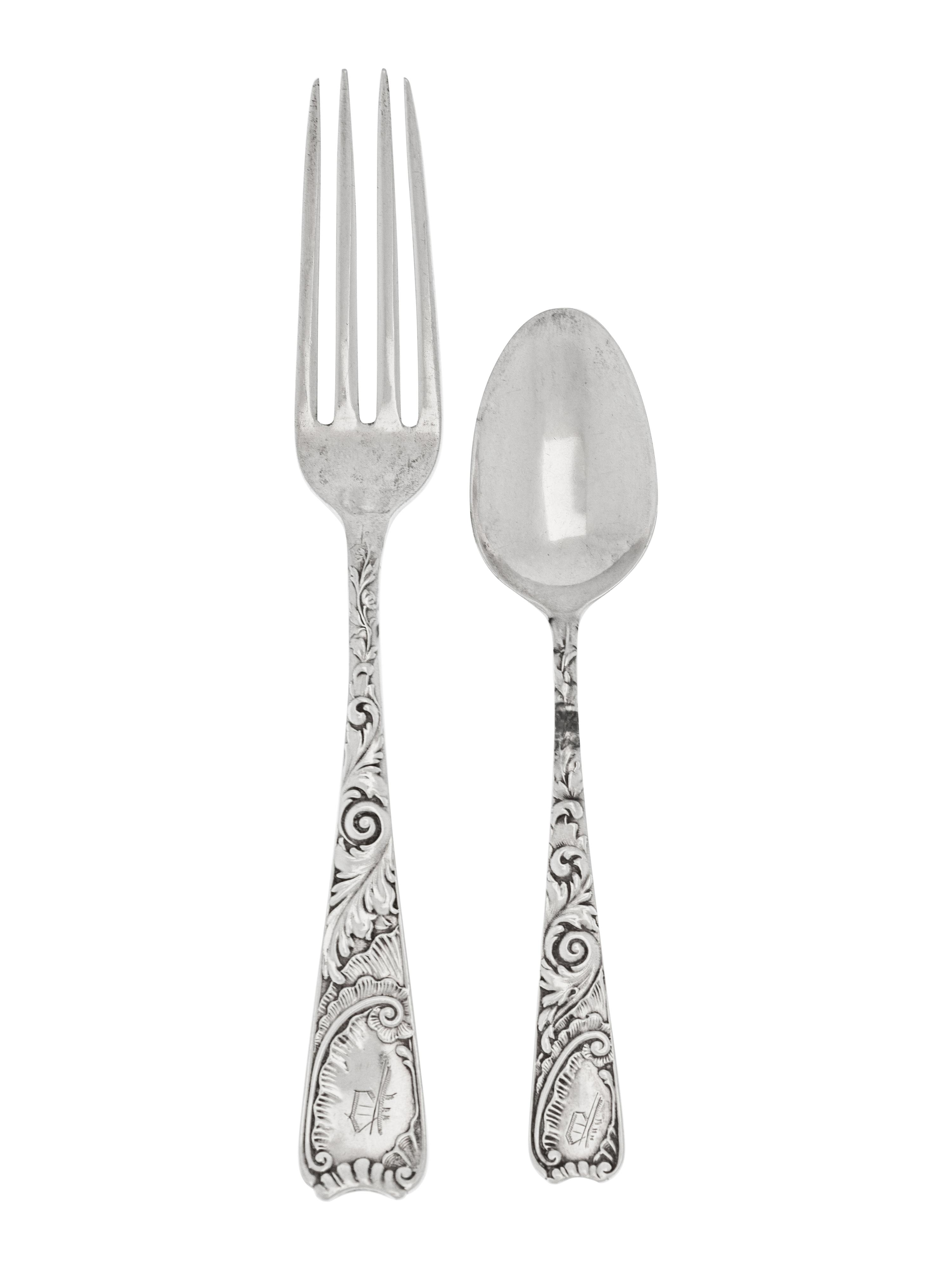 An American Silver Flatware Service