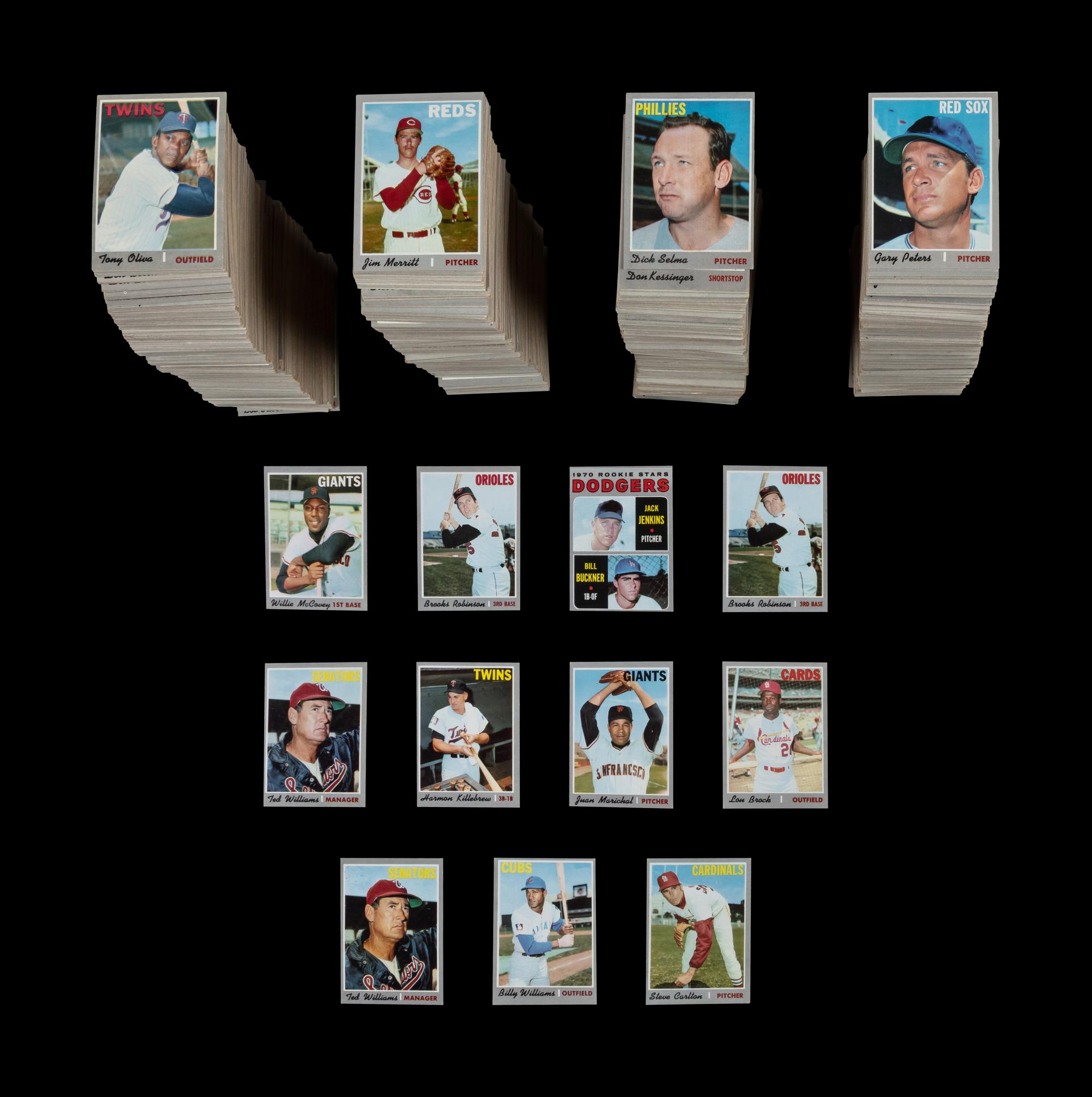 A Collection of Over 1,600 1970 Topps Baseball Cards