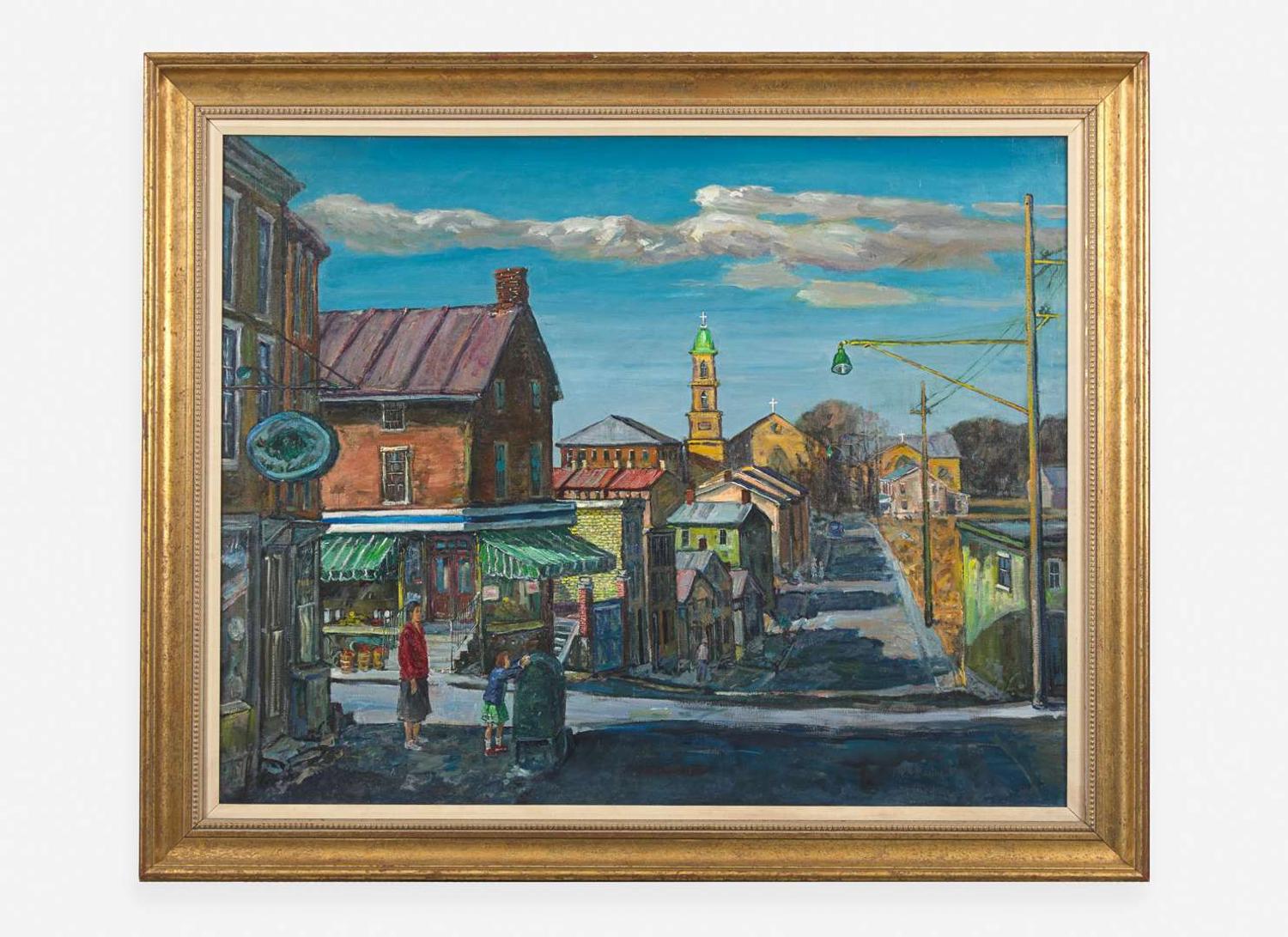 Walter Emerson Baum (American, 1884-1956) - Manayunk Autumn