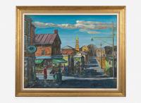 Walter Emerson Baum (American, 1884-1956) - Manayunk Autumn