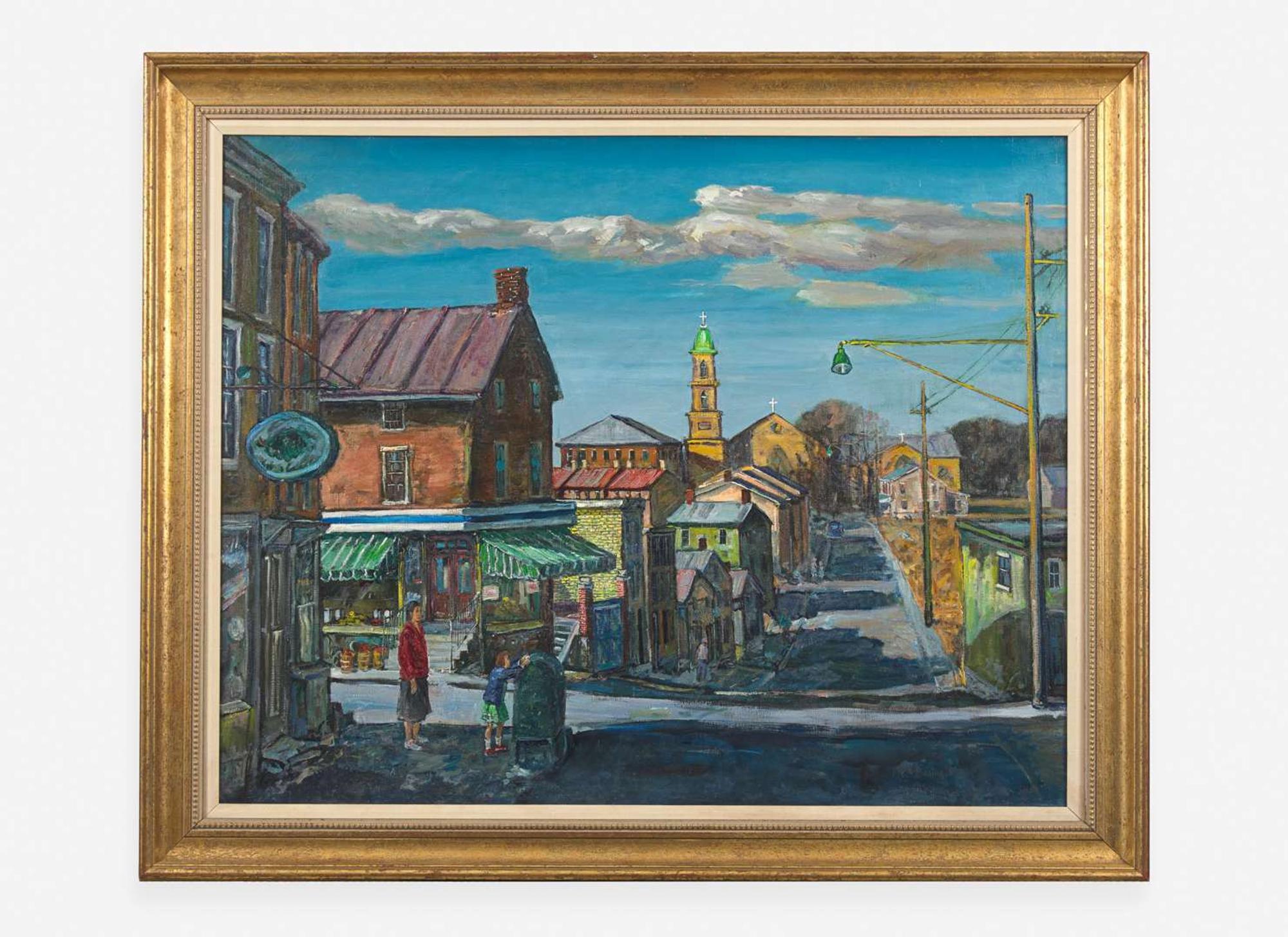 Walter Emerson Baum (American, 1884-1956) - Manayunk Autumn