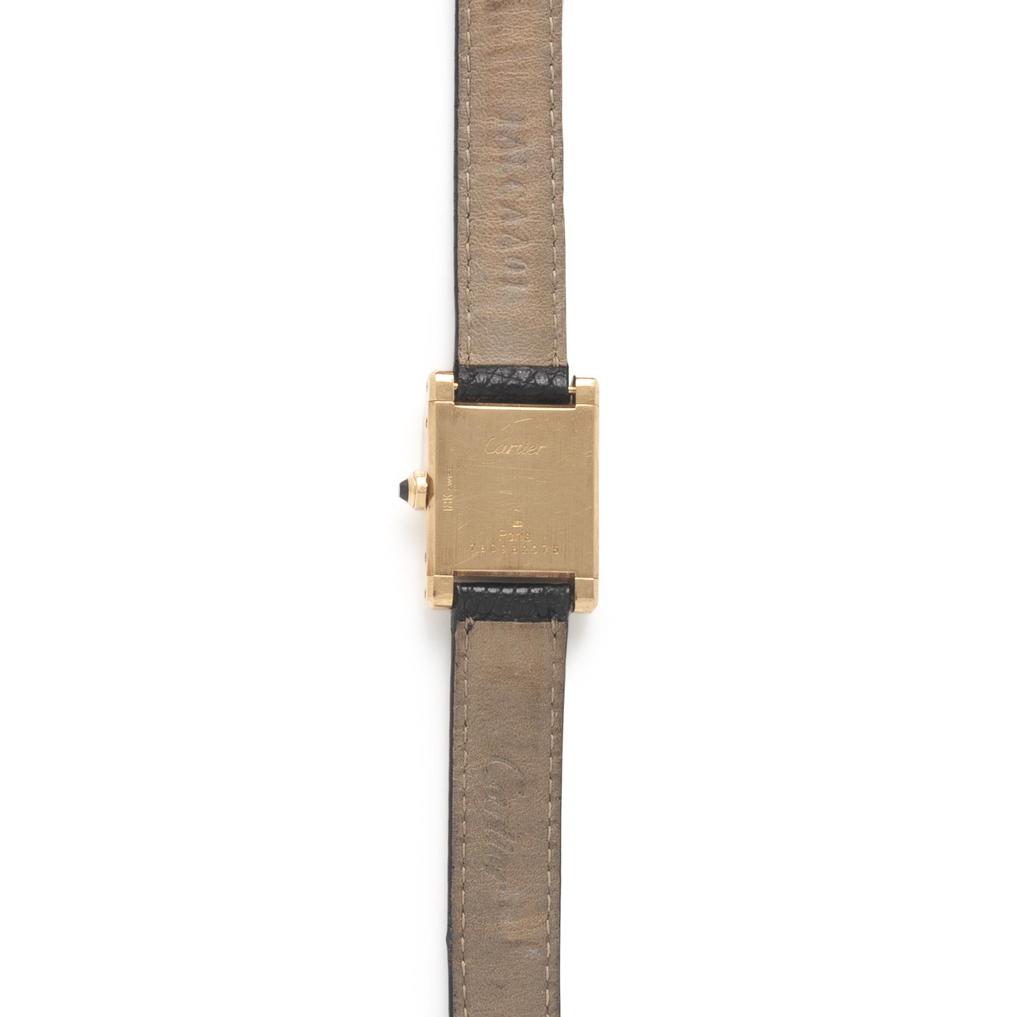 Cartier, Ref. 78093, 18K Yellow Gold 'Tank Normale' Watch, with Box & Booklets