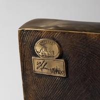 Sculptural bronze chair Veretia Vilona, USA