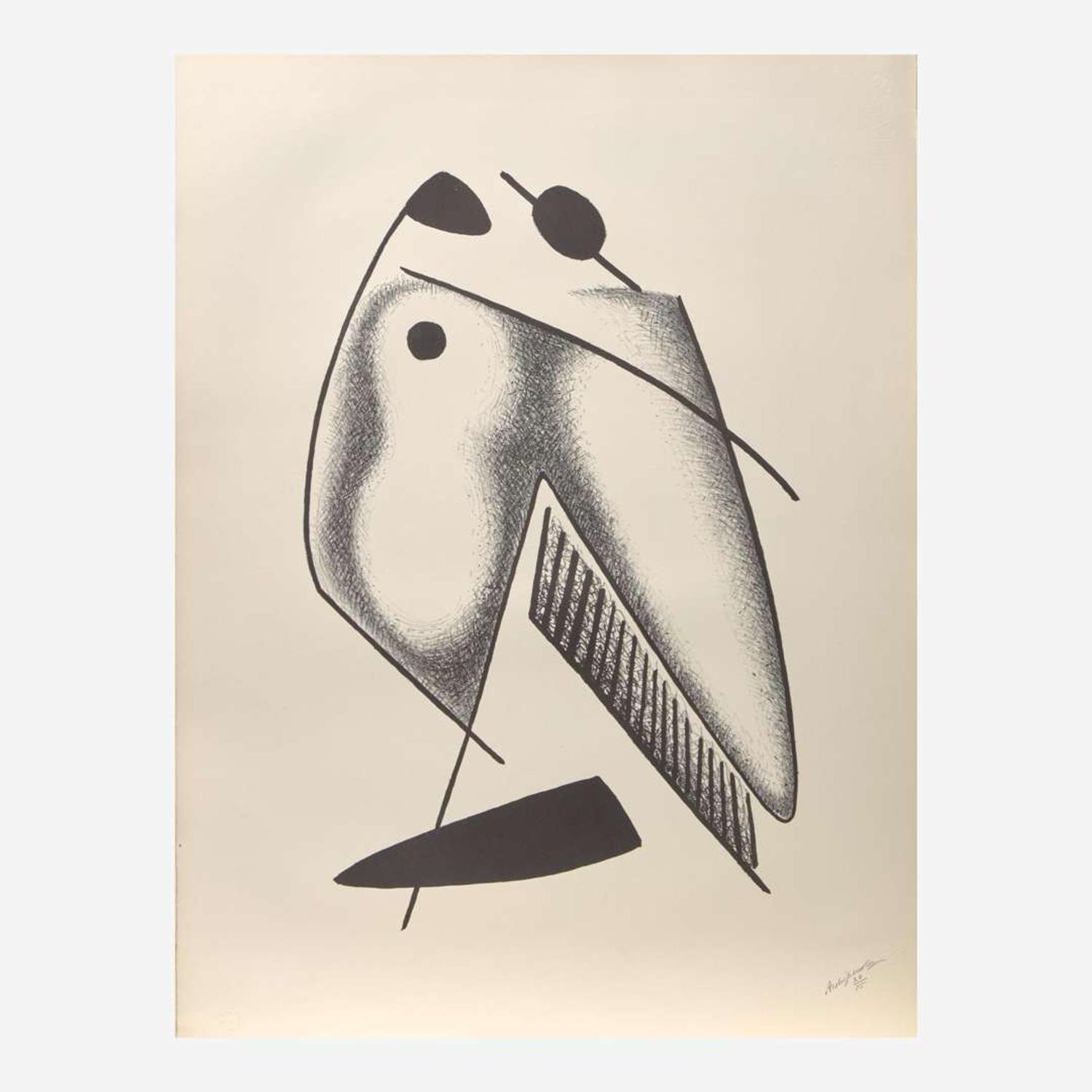 Alexander Archipenko (American/Ukrainian, 1887-1964) Les Formes Vivantes
