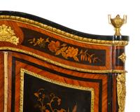 A Louis XV Style Gilt Bronze Mounted Marquetry Bonheur du Jour